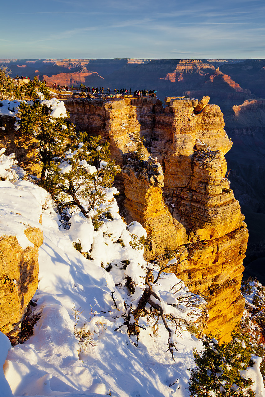 #120113-1 - Mather Point in Winter, Grand Canyon National Park, Arizona, USA