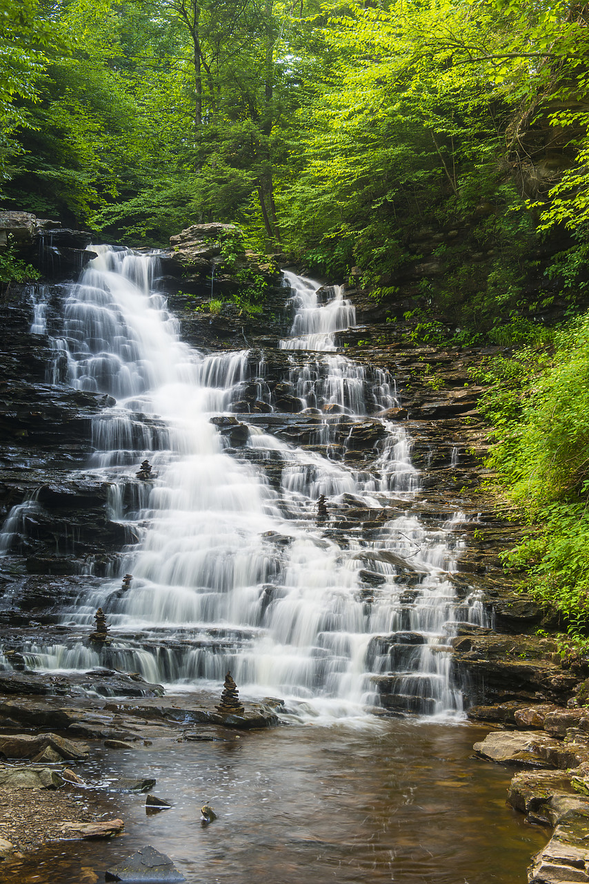 #130251-1 - F.L.Ricketts Falls, Ricketts Glen State Park, Sullivan County, Pennsylvania, USA