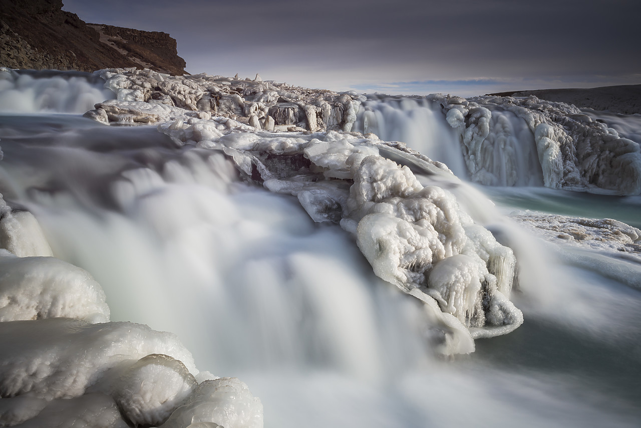 #140054-1 - Gullfoss Waterfall in Winter, Iceland
