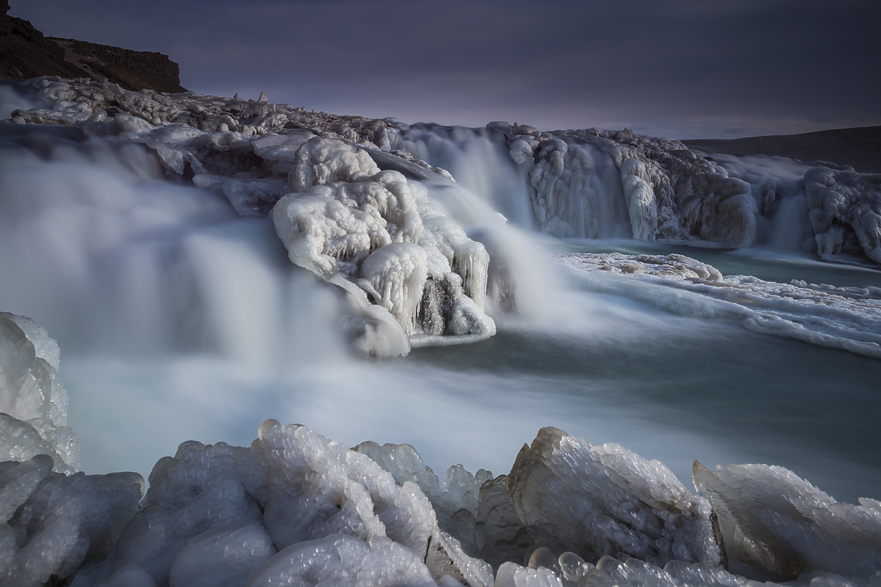#140055-1 - Gullfoss Waterfall in Winter, Iceland