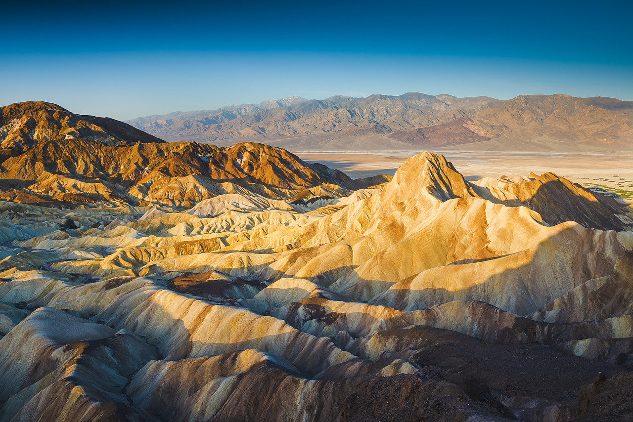 #140124-1 - Manly Beacon & Golden Valley, Death Valley National Park, California, USA