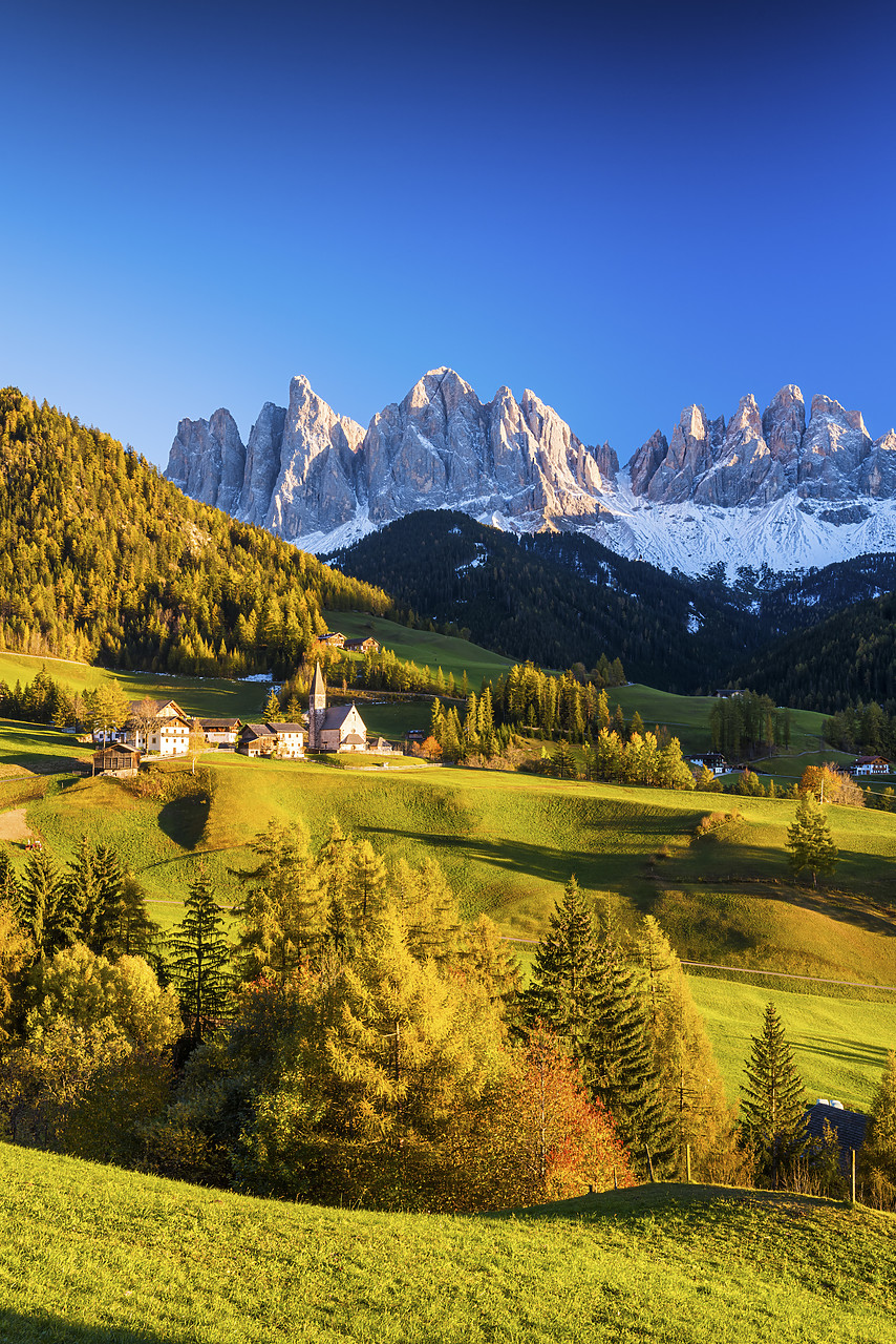 #140368-2 - Val di Funes in Autumn,   Dolomites, South Tyrol, Italy