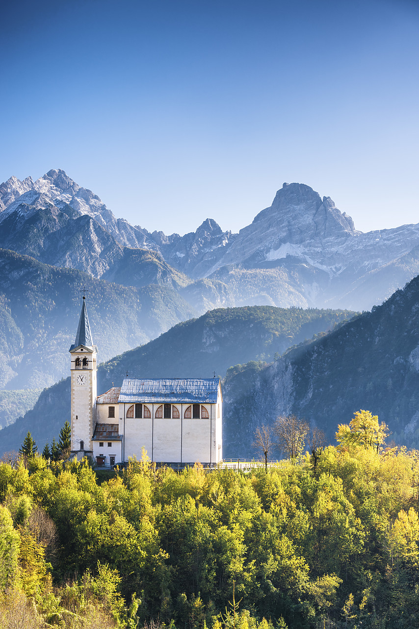 #140370-3 - Church in Valle di Cadore, Dolomites, South Tyrol, Italy