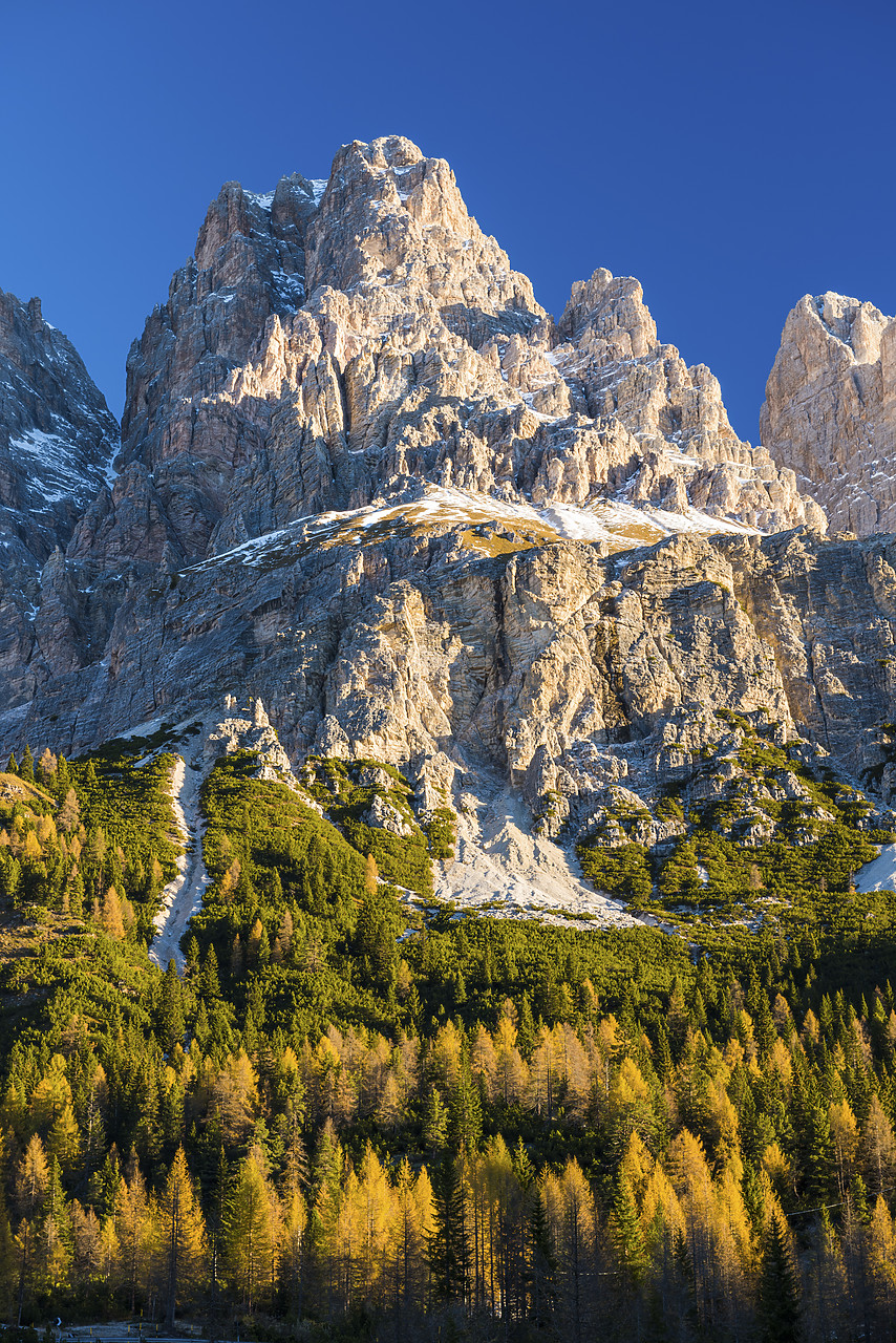 #140374-2 - Mt. Cristallo in Autumn, Dolomites, South Tyrol, Italy
