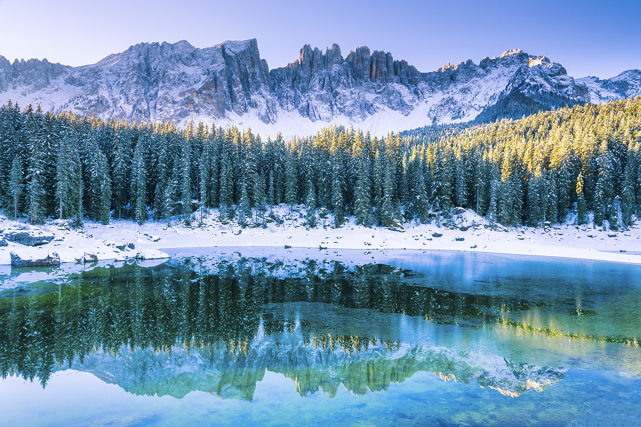 #140394-1 - Lake Carezza, Dolomites, South Tyrol, Italy