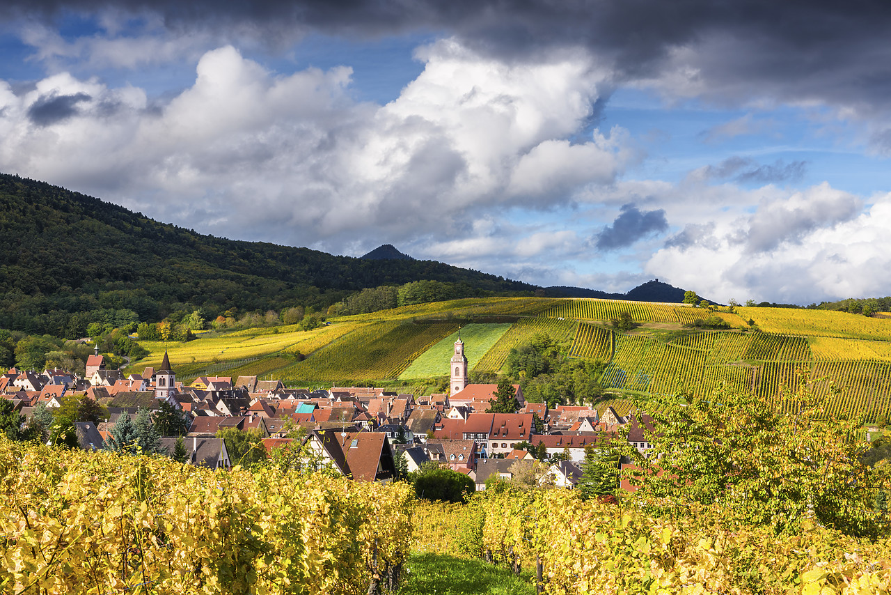 #140424-1 - View over Riquewihr, Alsace, France