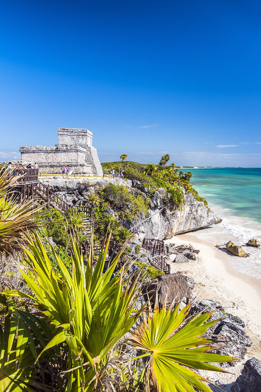 #150014-2 - Mayan Temple Ruins & Beach, Tulum, Yucatan, Mexico