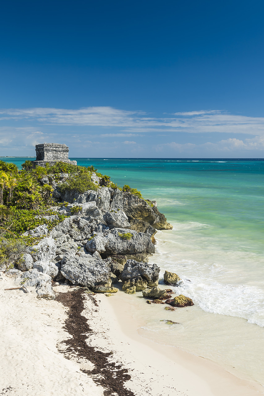 #150016-2 - Mayan Temple Ruins & Beach, Tulum, Yucatan, Mexico