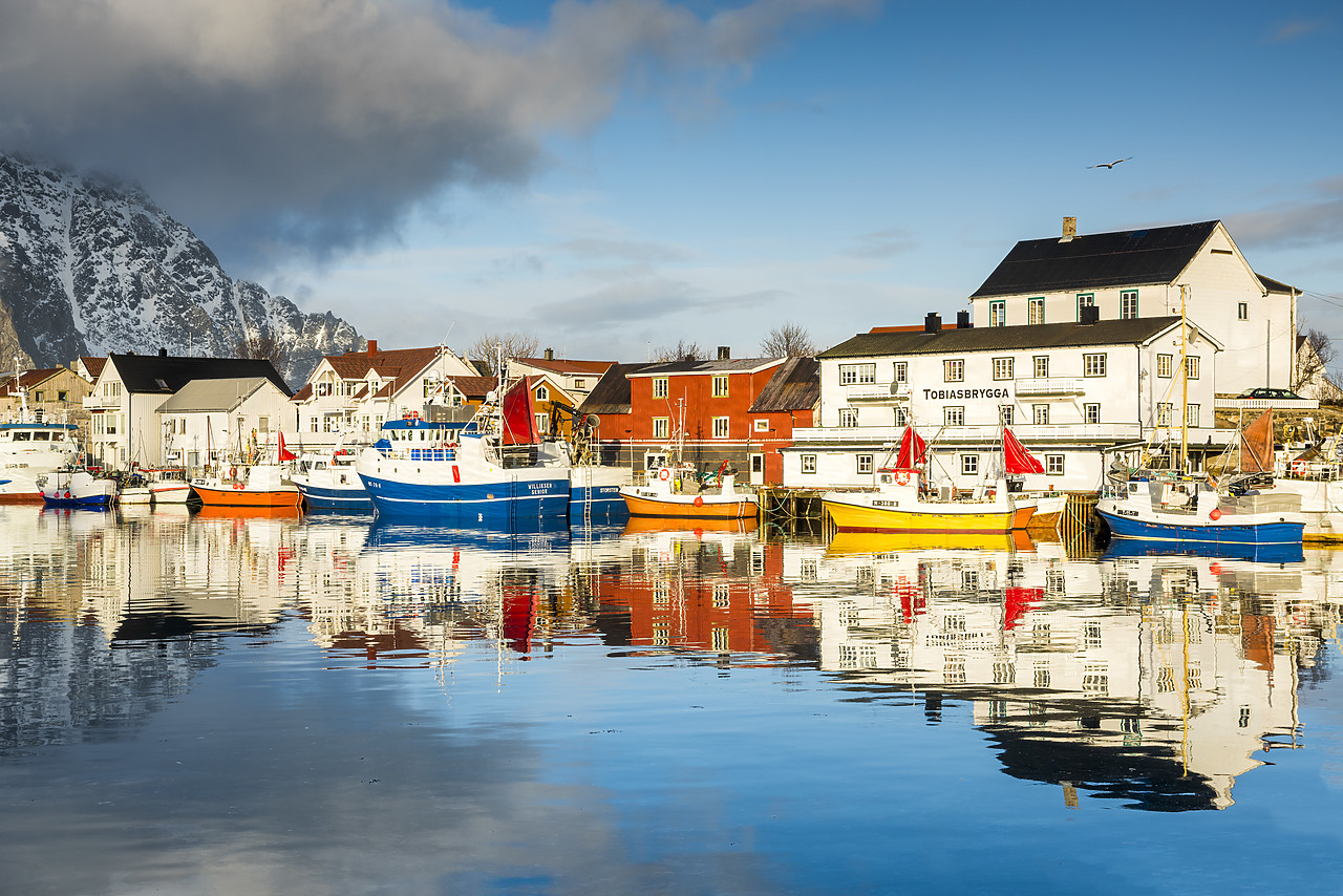 #150123-1 - Henningsvaer Harbour, Lofoten Islands, Norway