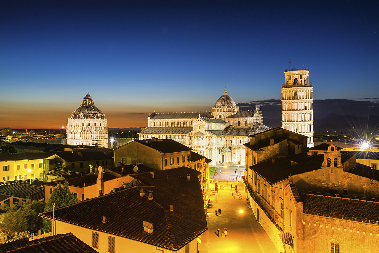 #150259-1 - Night View over Pisa, Tuscany, Italy