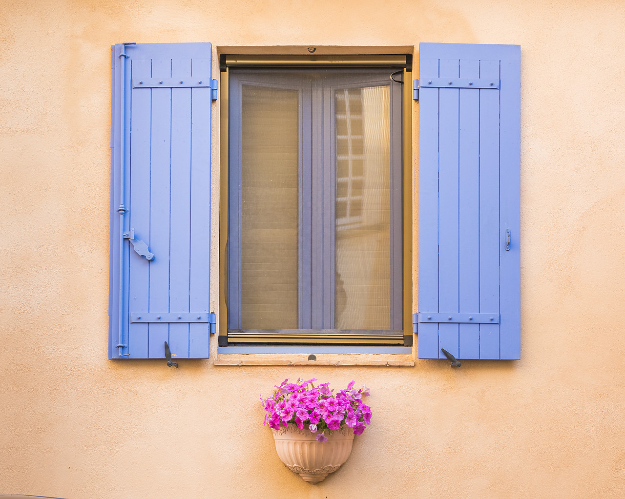 #150336-1 - Blue Window Shutters, Provence, France