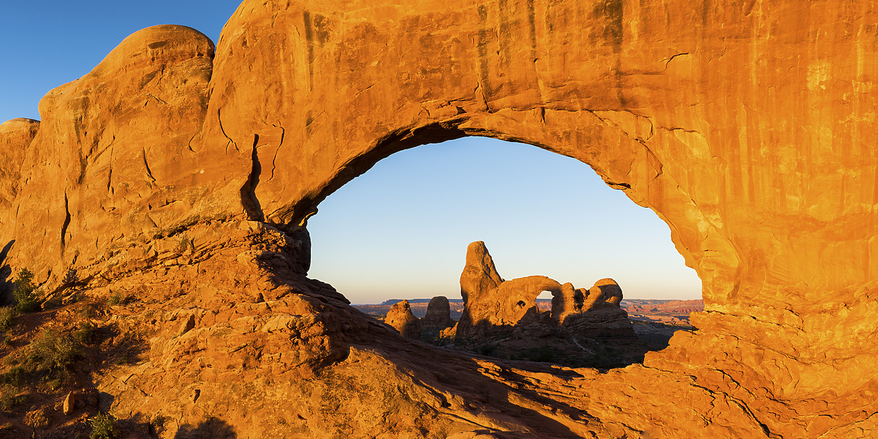 #150429-3 - Turret Arch Through North Window, Arches National Park, Utah, USA
