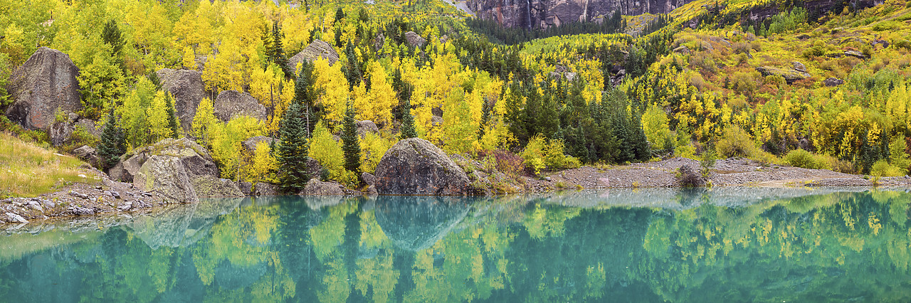 #150443-1 - Turquoise Lake in Autumn, Telluride, Colorado, USA
