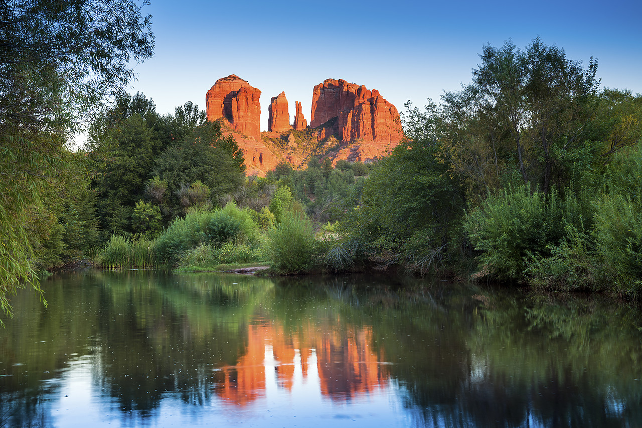 #150469-1 - Cathedral Rocks at Sunset, Sedona, Arizona, USA