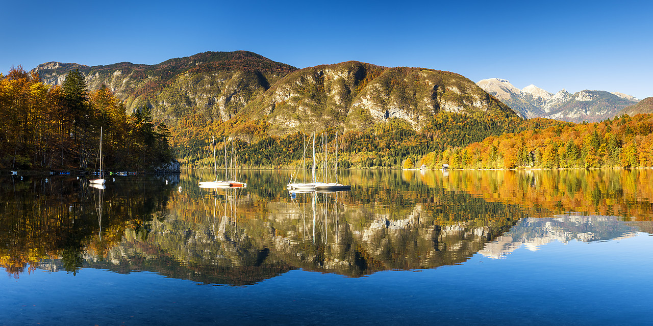 #150510-2 - Lake Bohinj in Autumn, Slovenia, Europe