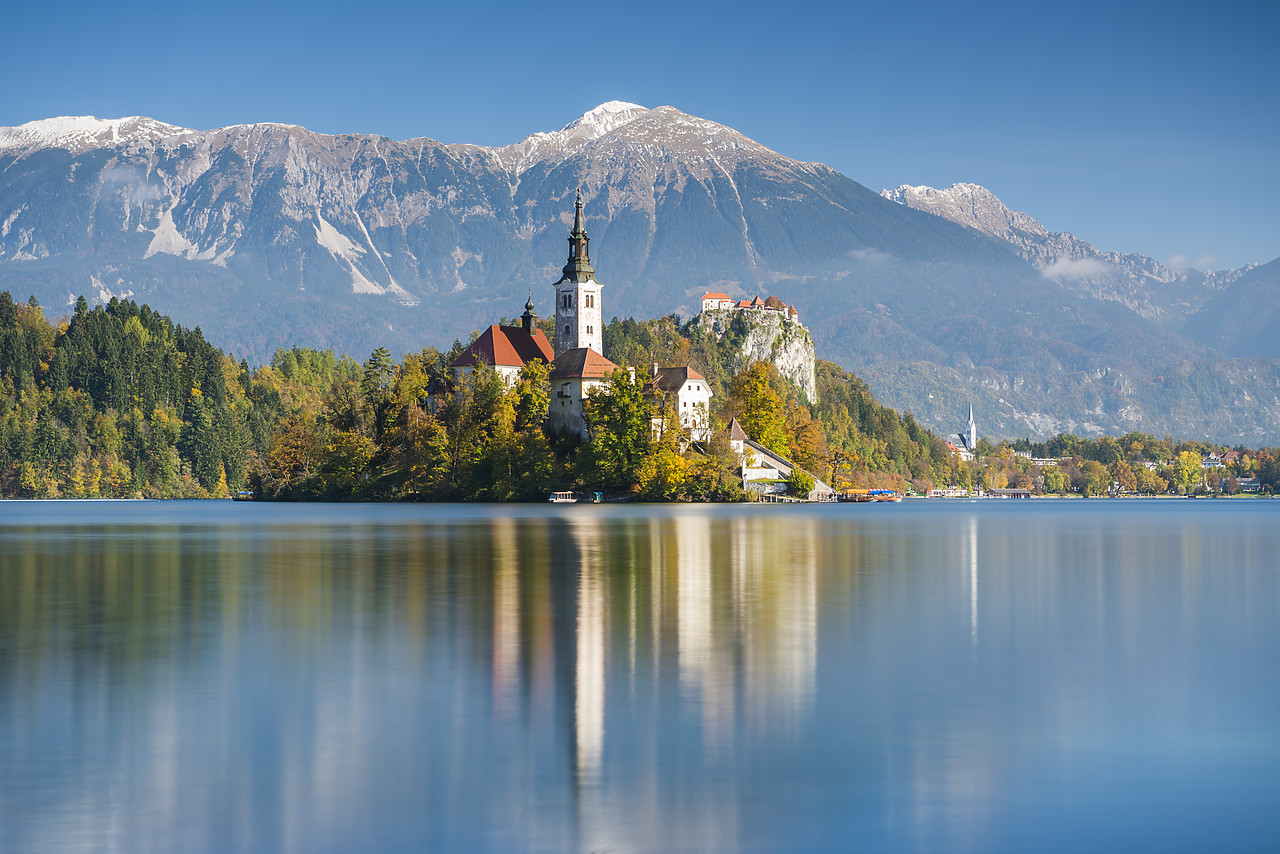 #150514-1 - Lake Bled with Assumption of Mary's Pilgrimage Church, Slovenia, Europe
