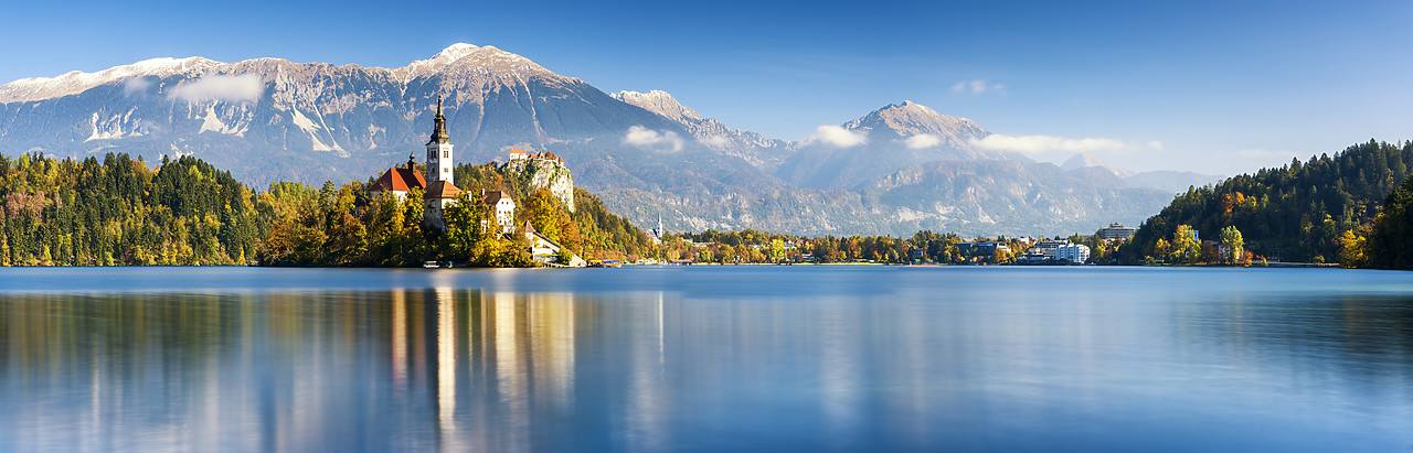#150514-2 - Lake Bled with Assumption of Mary's Pilgrimage Church, Slovenia, Europe