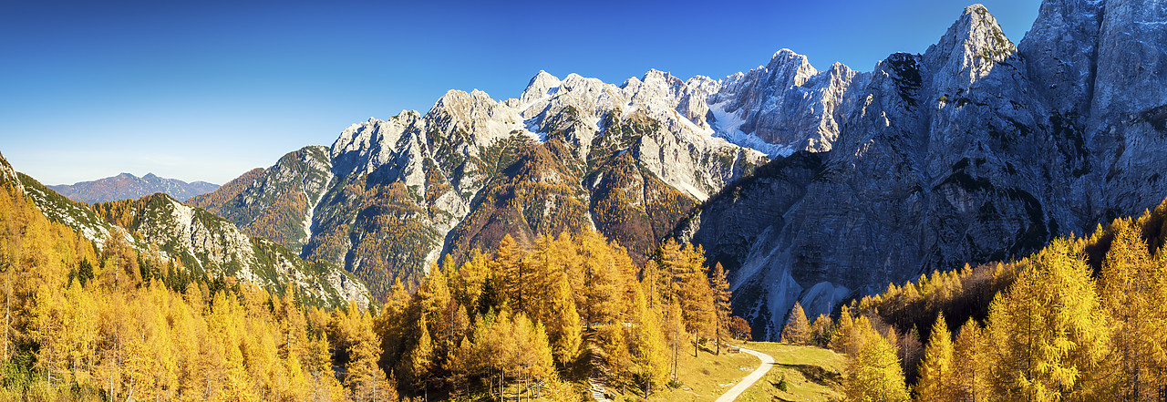 #150534-1 - Julian Alps in Autumn, near Kranjska Gora, Slovenia, Europe