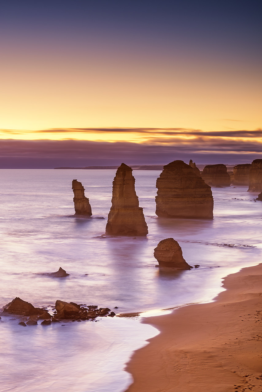 #160047-1 - The Twelve Apostles at Sunset, Great Ocean Road, Australia