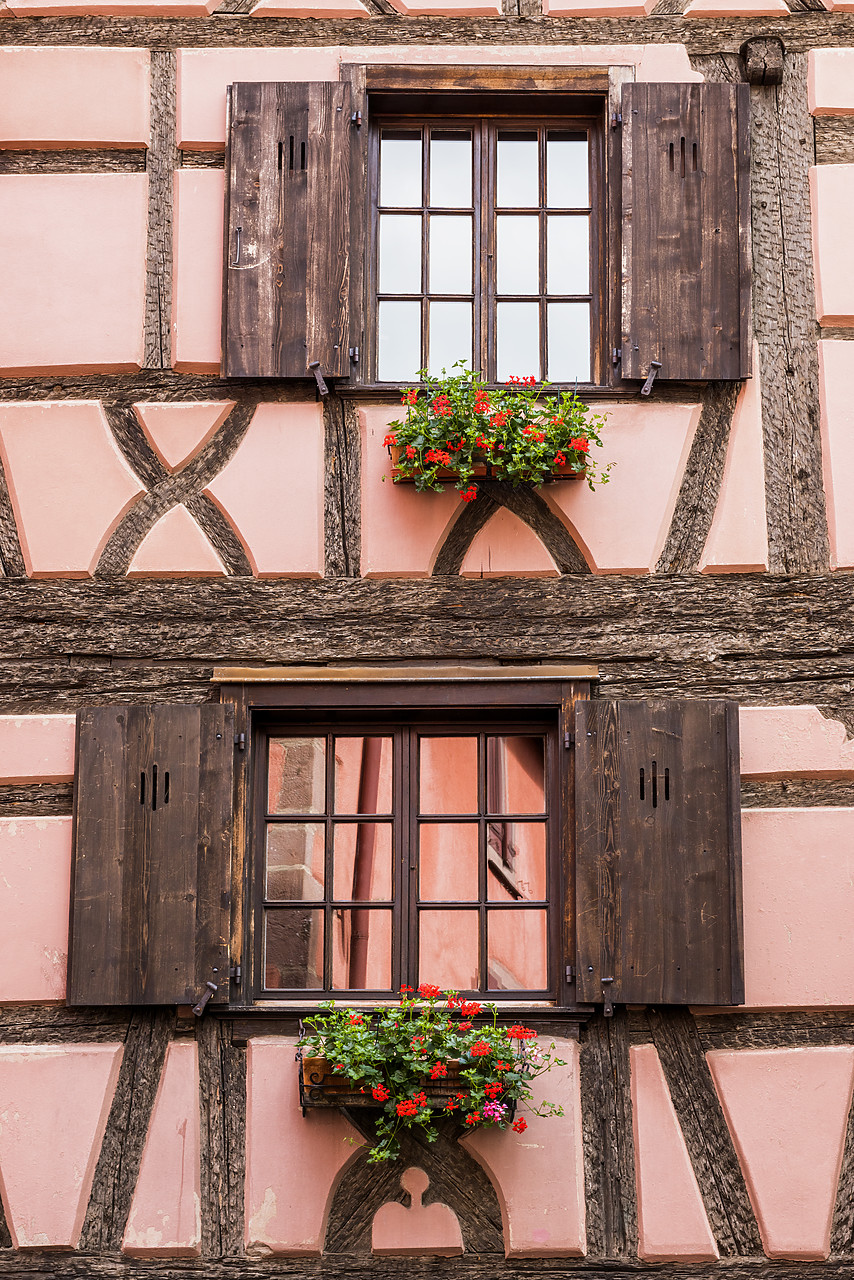 #160283-1 - Traditional Half-timbered Building, Ribeauville, Alsace, France