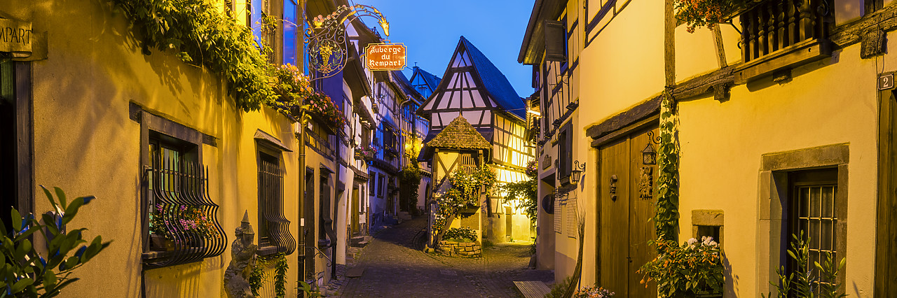 #160298-1 - Eguisheim at Night, Alsace, France