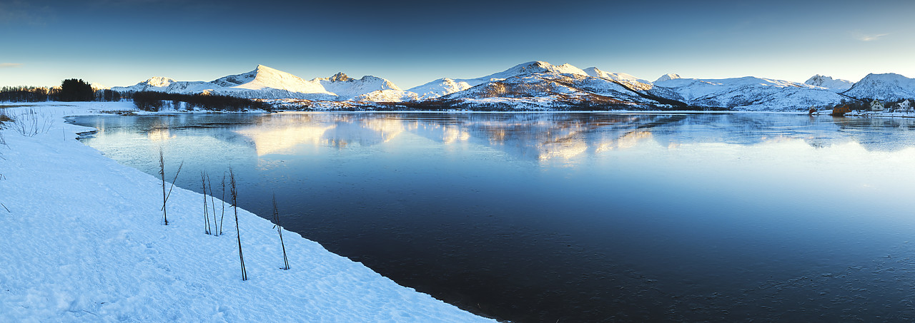 #160374-1 - Alstadpollen Reflections, Lofoten Islands, Norway