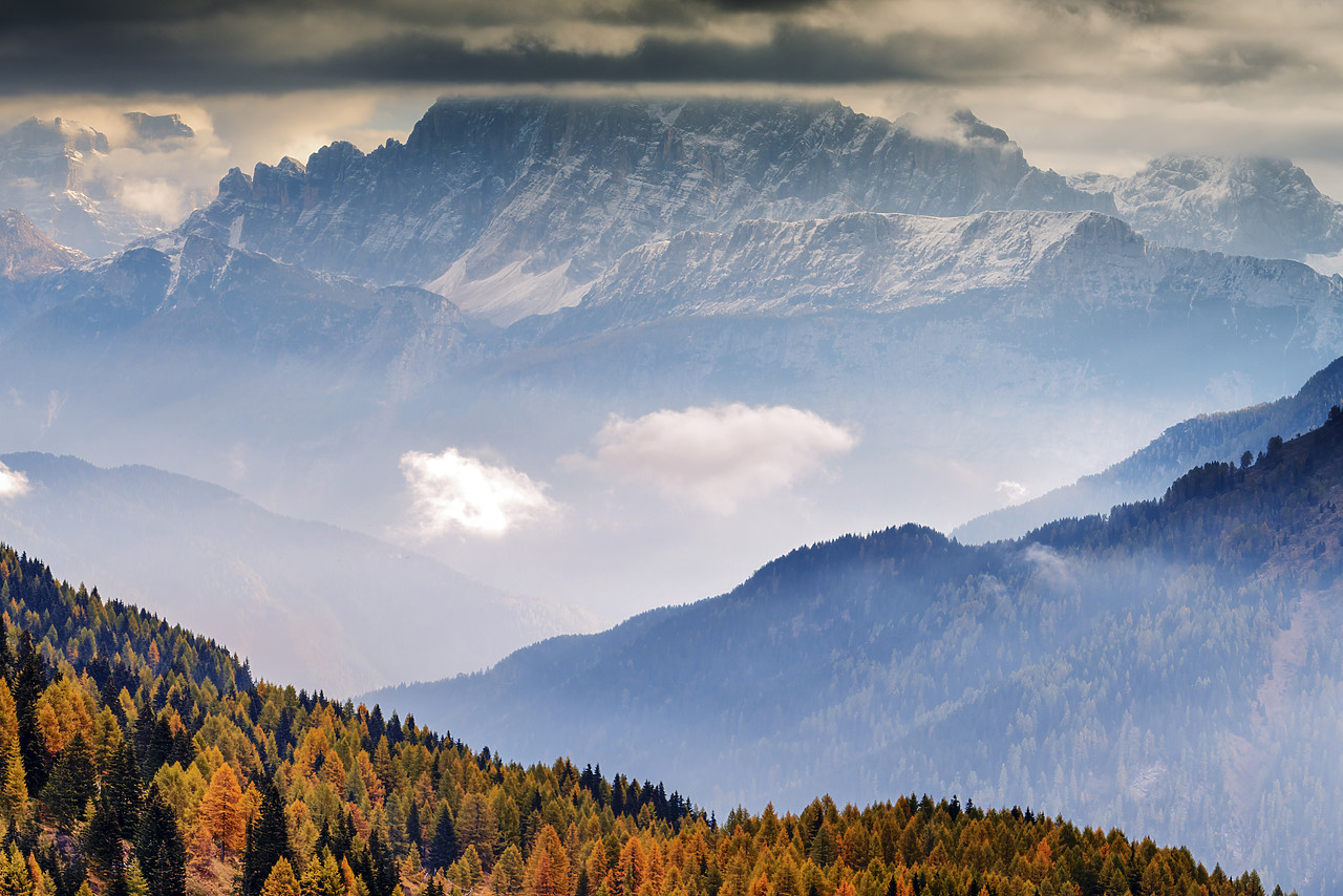 #160392-1 - Marmolada in Autumn, Dolomites,Trentino, Italy