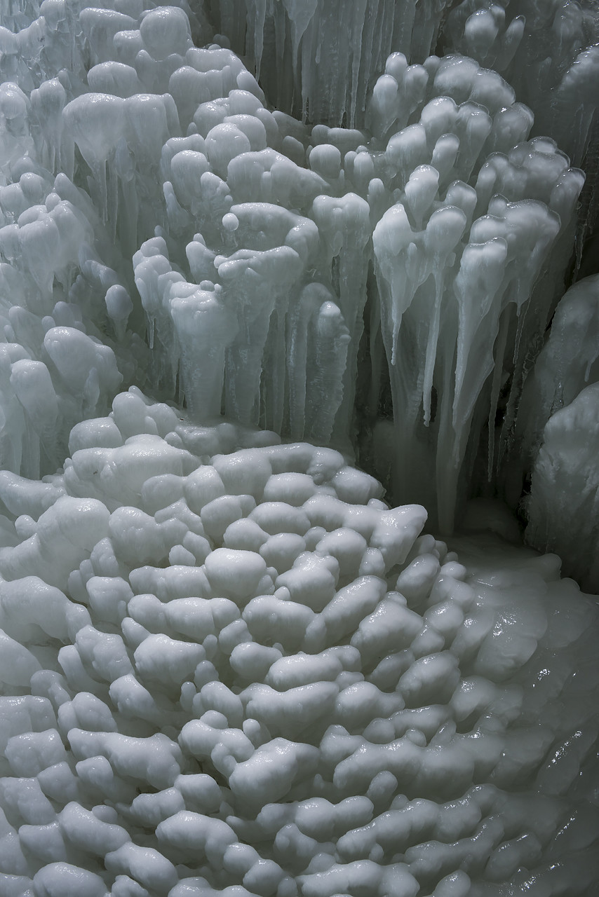 #170050-1 - Ice Formations, Maligne Canyon, Jasper National Park, Alberta, Canada