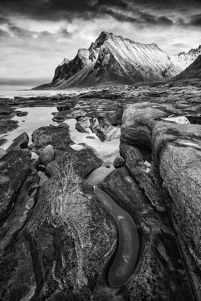 #170075-1 - Tidepool Reflections, Vikten, Lofoten Islands, Norway