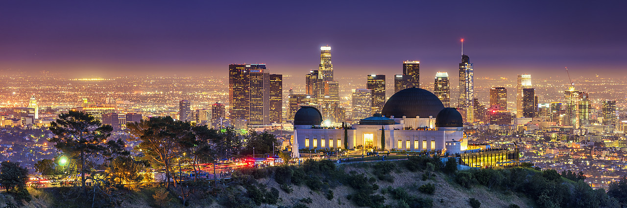 #170228-2 - Griffith Observatory & Los Angeles Skyline at Night, California, USA