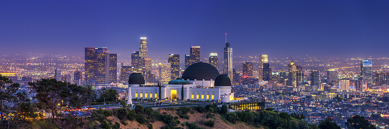 #170229-2 - Griffith Observatory & Los Angeles Skyline at Night, California, USA
