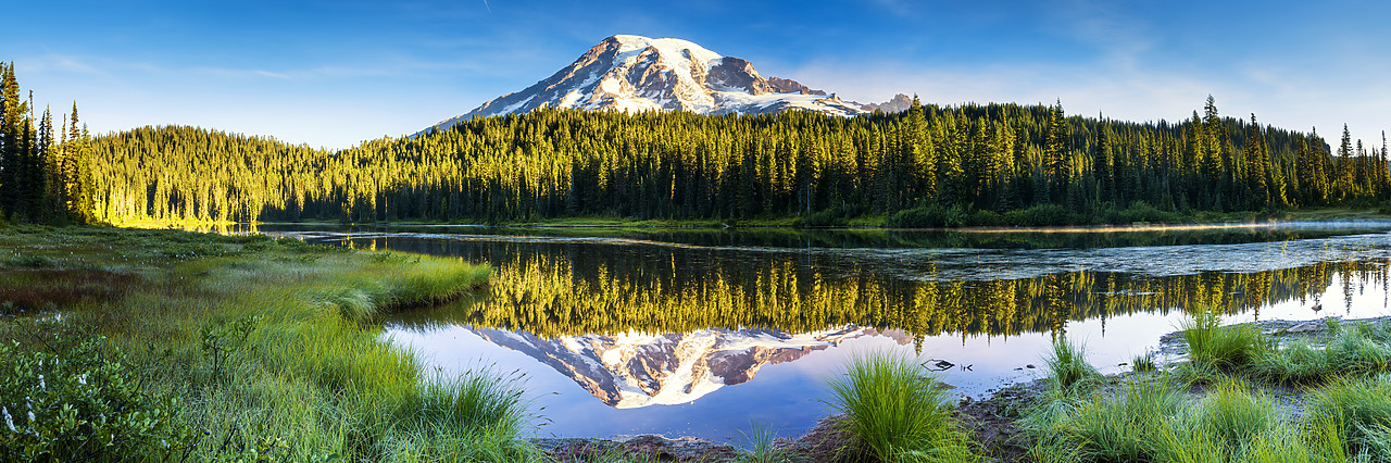 #170463-2 - Mt. Rainier Reflecting in Reflection Lake, Mt. Rainier National Park, Washington, USA