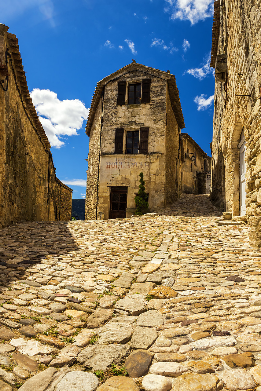#170660-1 - Cobbled Street of Lacoste, Provence, France