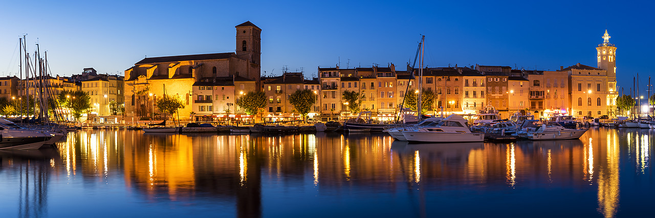 #170671-1 - Port of La Ciotat at Night, Cote d' Azur, France