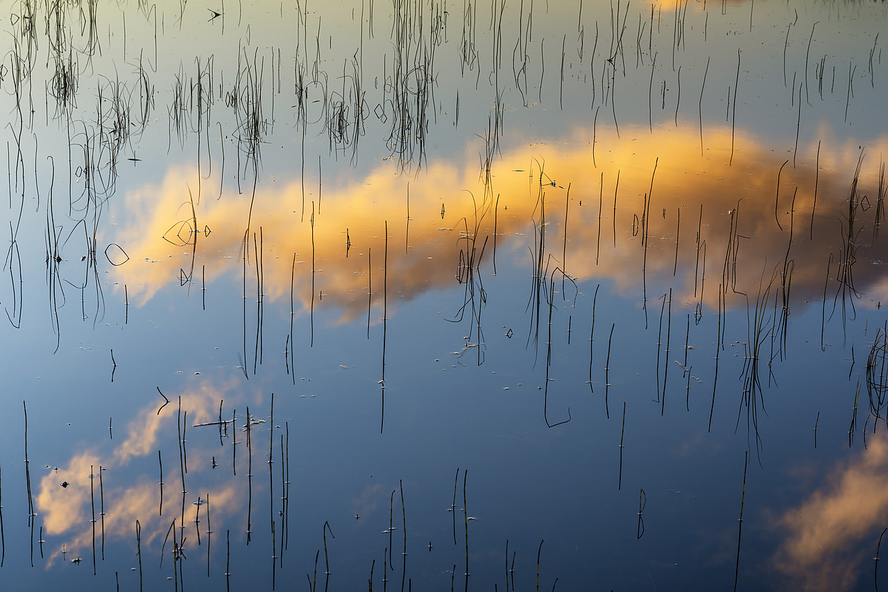 #170696-1 - Cloud Reflections in Lochan na Fola, Glen Coe, Highland Region, Scotland