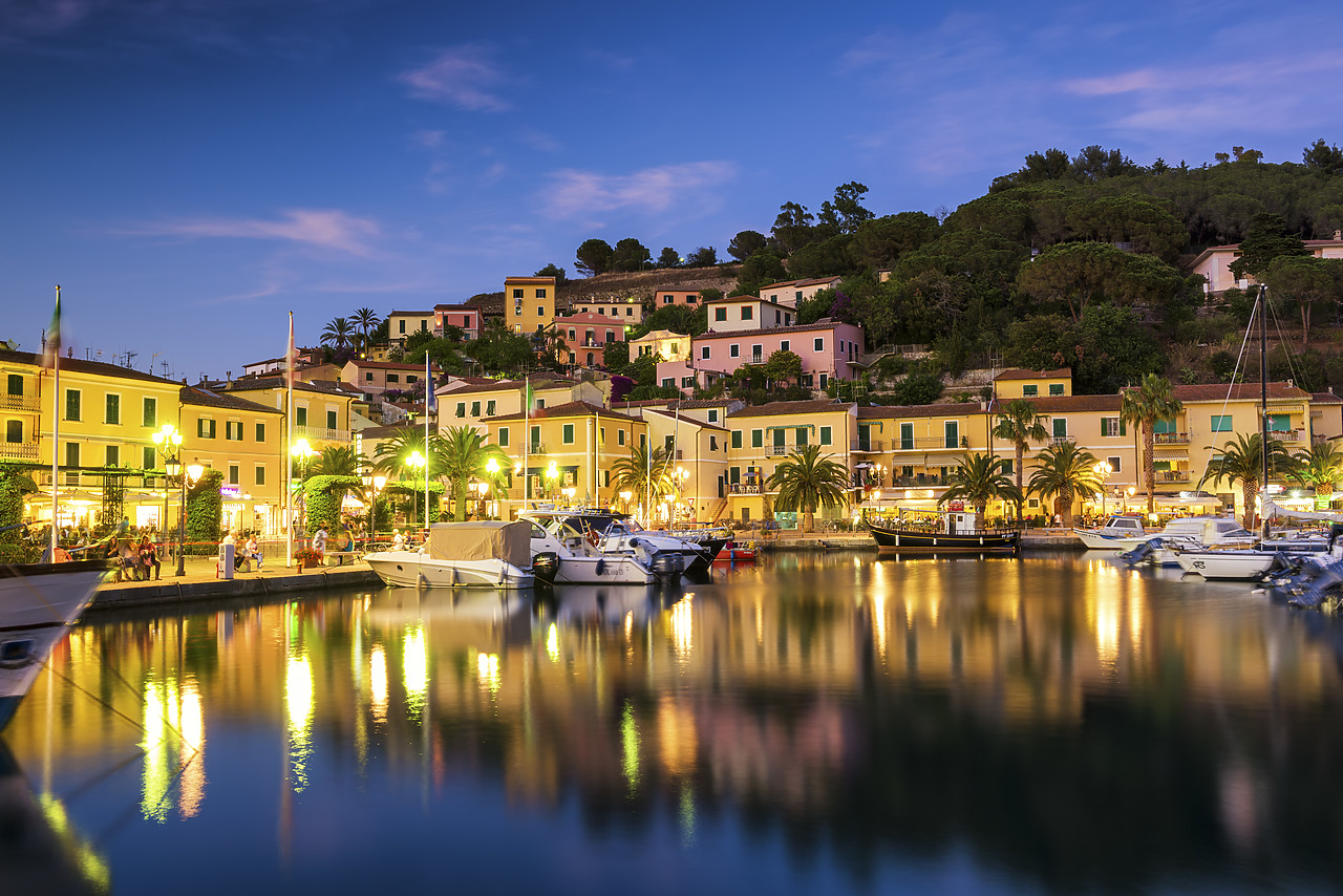 #170780-1 - Porto Azzuro at Twilight, Elba, Tuscany, Italy