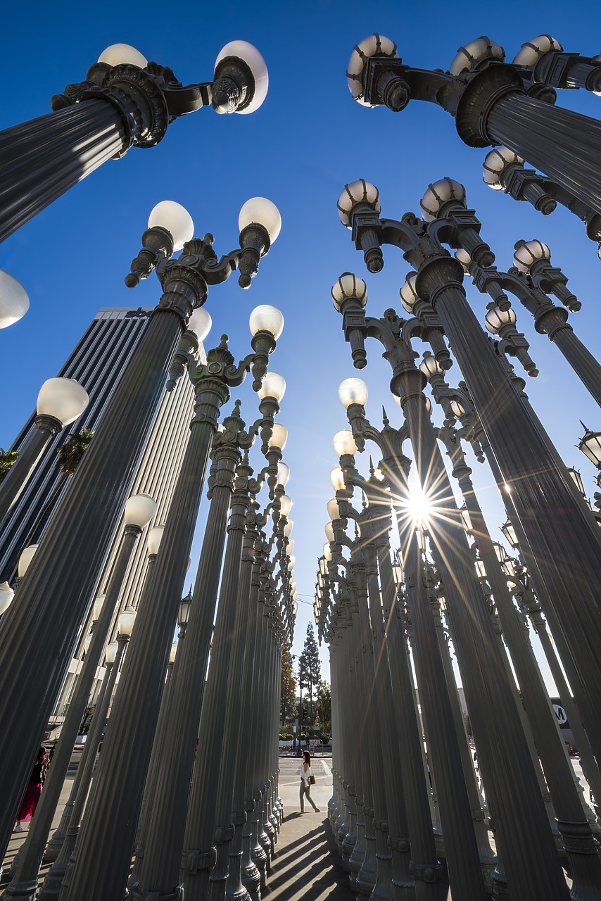 #170792-1 - Lamp Posts, LACMA, Los Angeles, California, USA