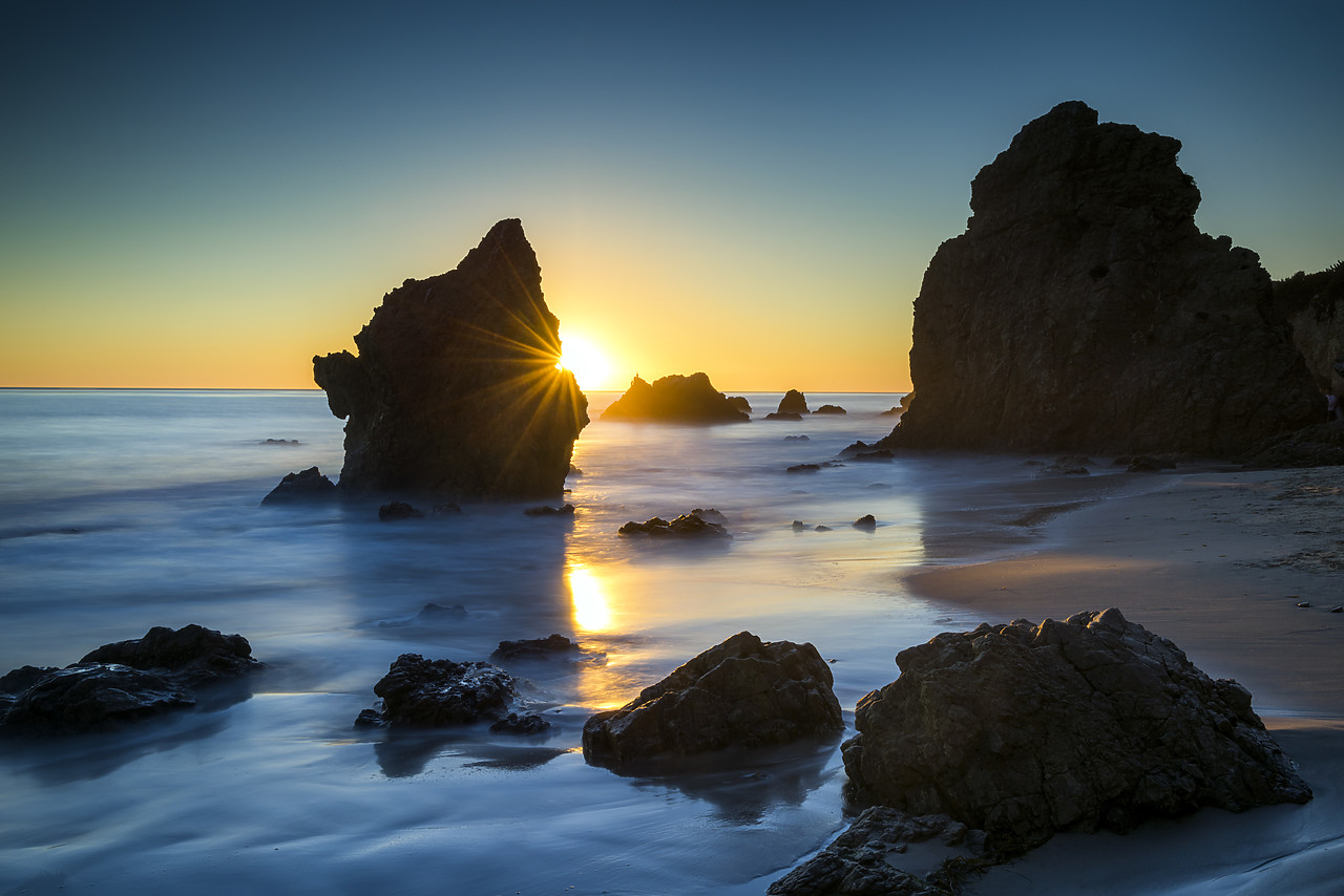 #170794-1 - El Matador Beach at Sunset, Malibu, California, USA