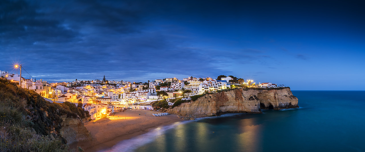 #180228-1 - Carvoeiro at Twilight, Algarve, Portugal