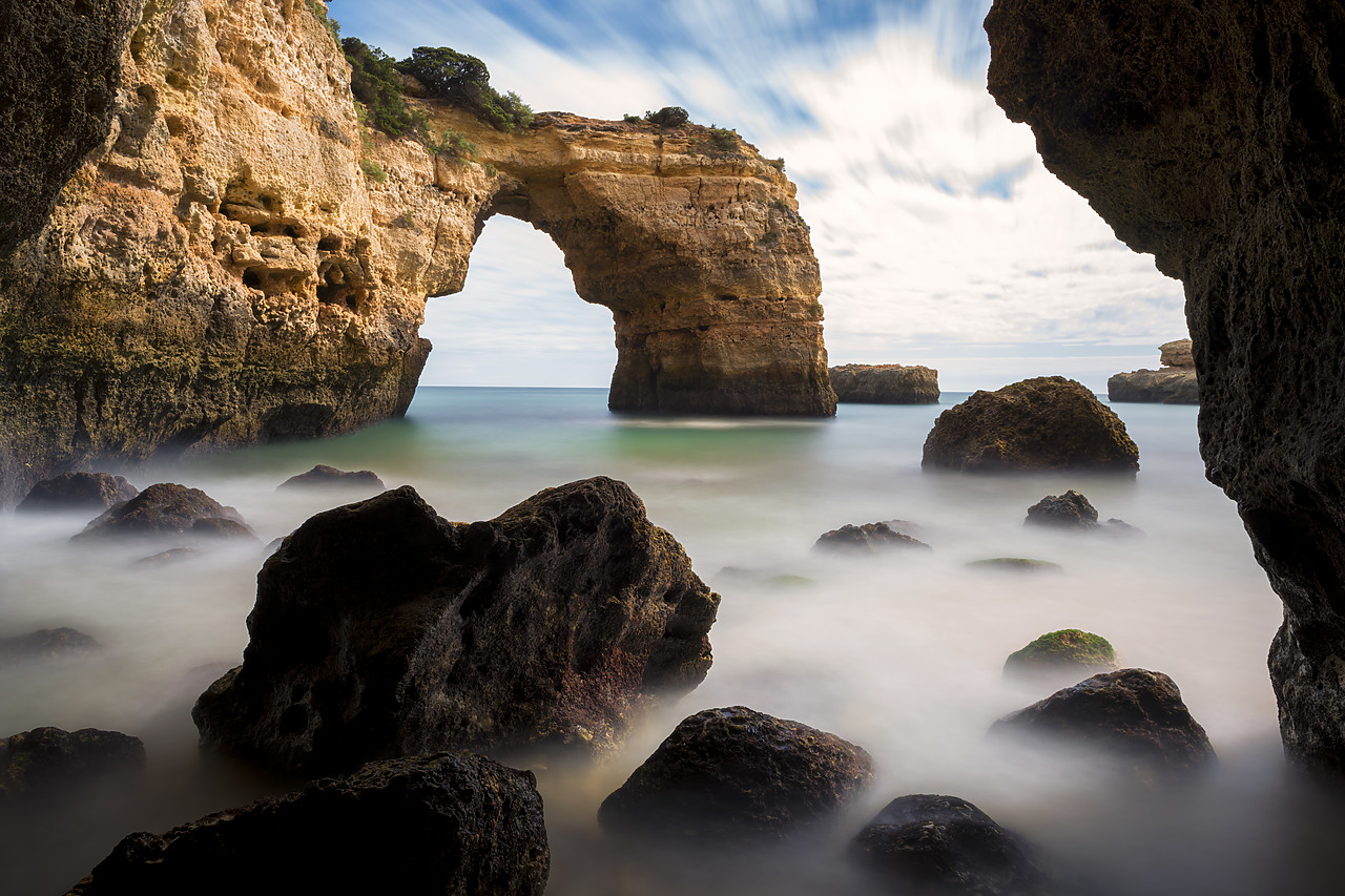 #180236-1 - Natural Sea Arch, Praia de Albandeira, Algarve, Portugal