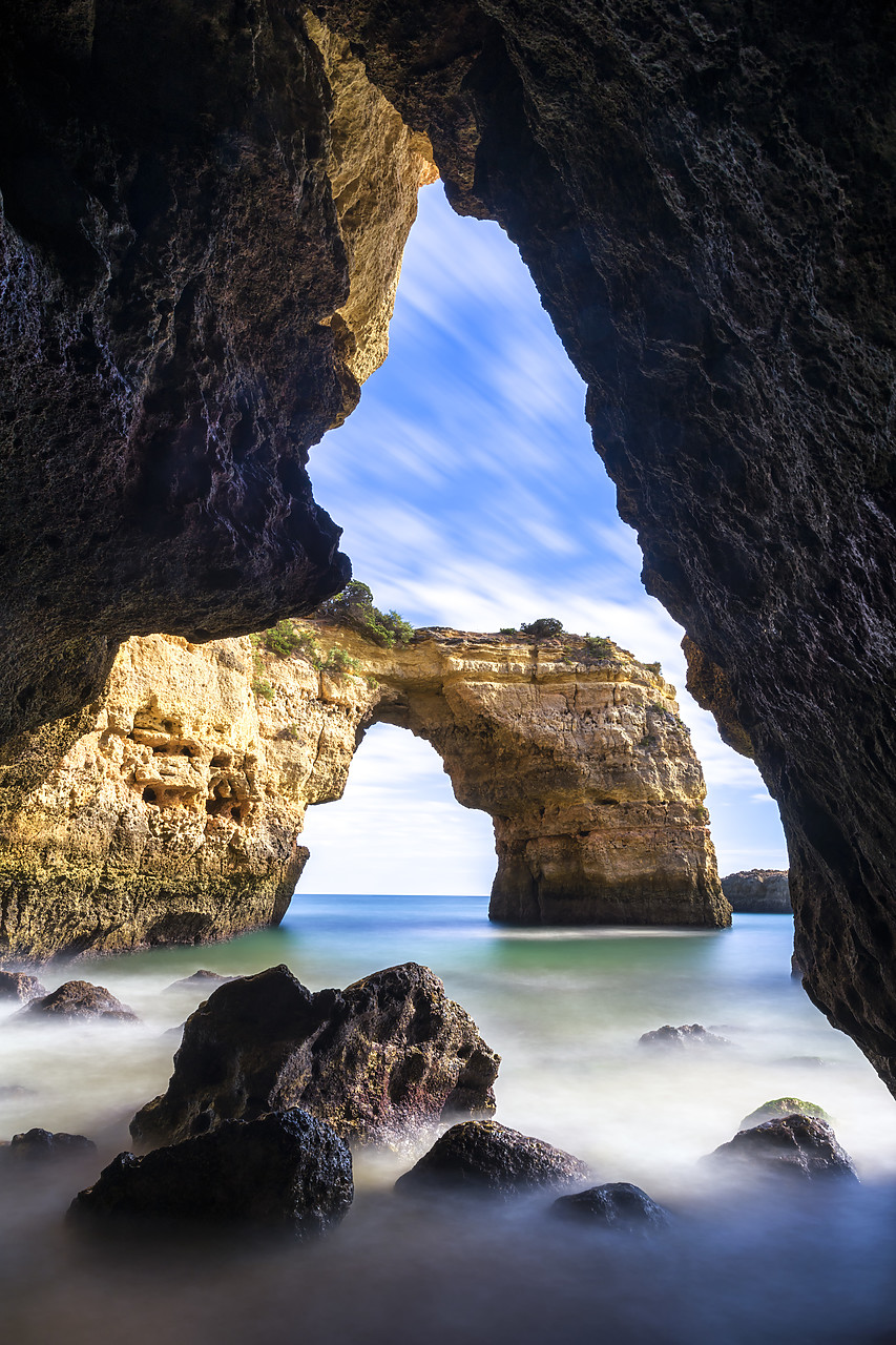 #180237-2 - Natural Sea Arch, Praia de Albandeira, Algarve, Portugal