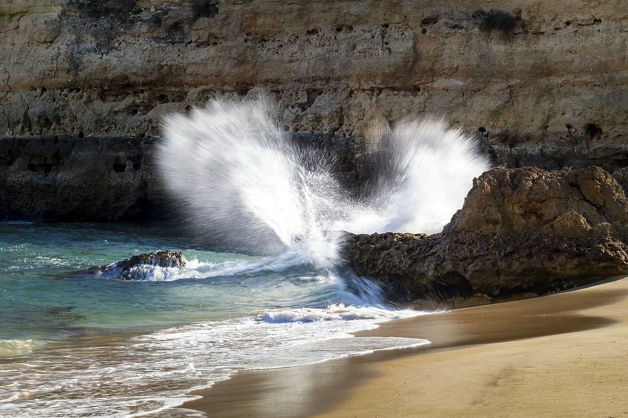 #180238-1 - Crashing Wave, Praia de Albandeira, Algarve, Portugal