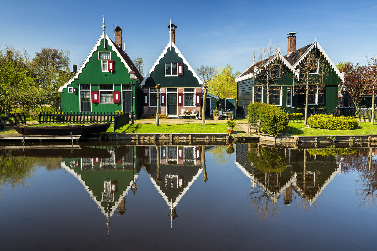 #180349-1 - Traditional Houses, Zaanse Schans, Holland, Netherlands