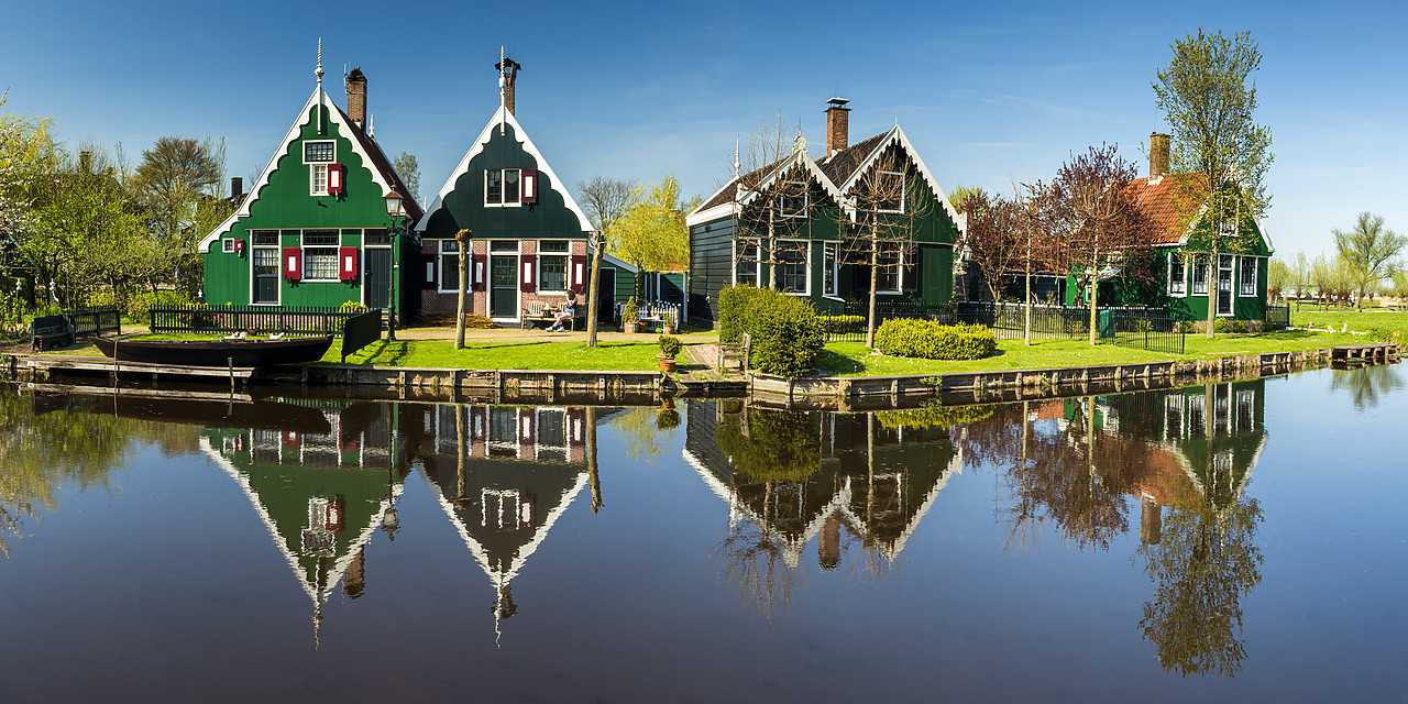 #180349-2 - Traditional Houses, Zaanse Schans, Holland, Netherlands