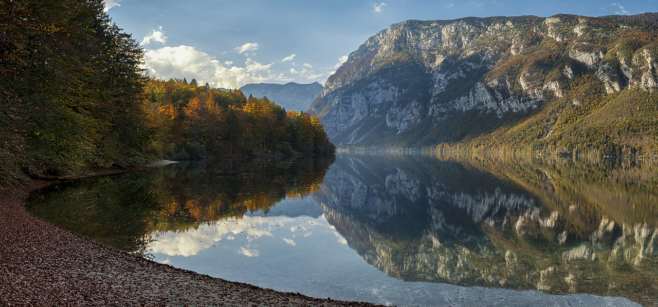 #180457-1 - Lake Bohinj in Autumn, Triglav National Park, Slovenia