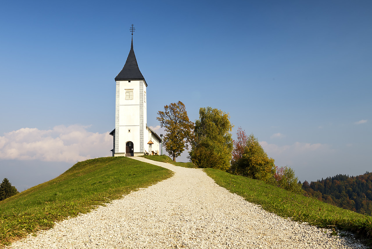 #180466-1 - Path Leading to Jamnik Church, Slovenia