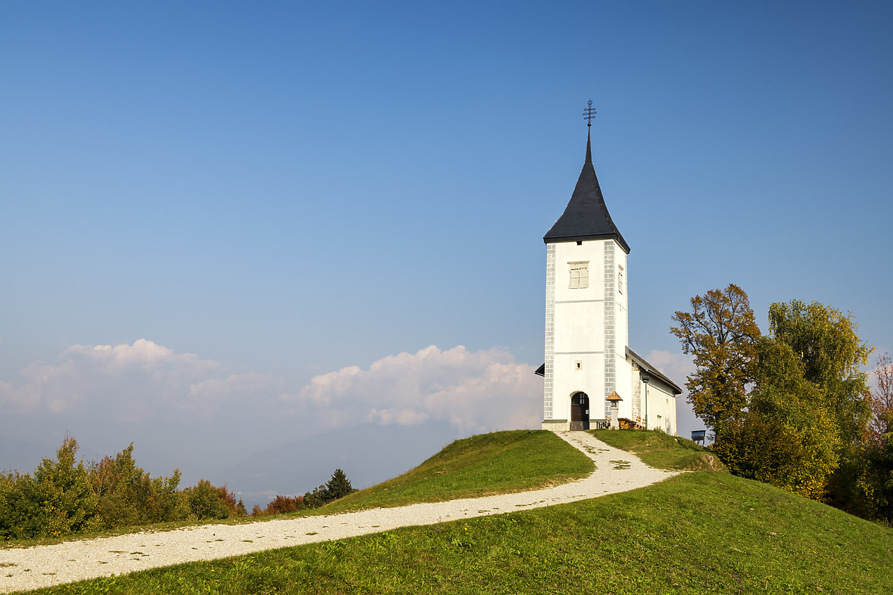 #180467-1 - Path Leading to Jamnik Church, Slovenia