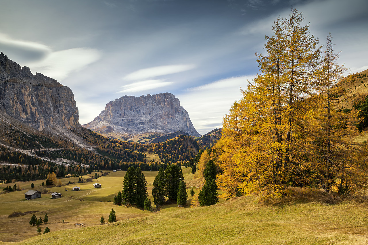 #180478-1 - Sasso Lungo in Autumn, Dolomites, Italy