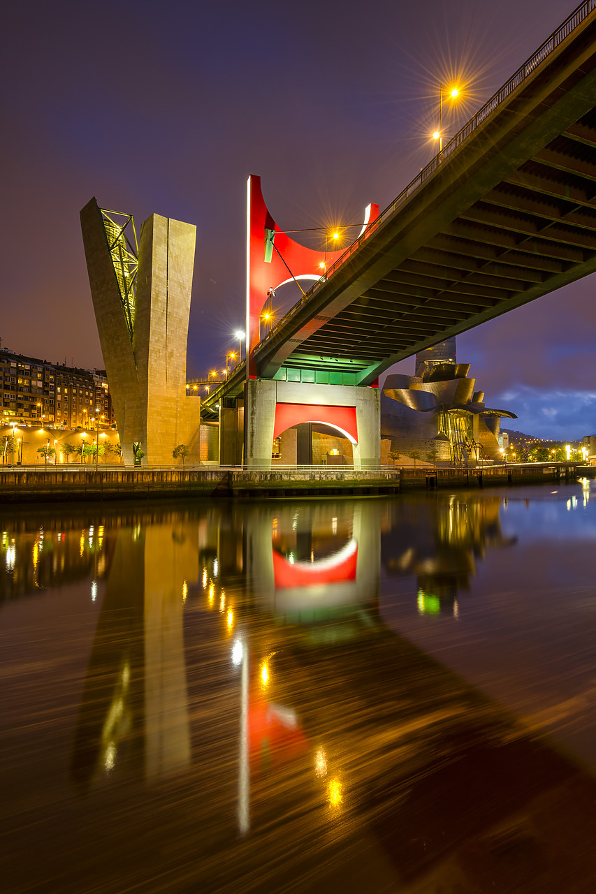 #190486-2 - Guggenheim Museum & Bridge, Bilbao, Basque Country, Spain