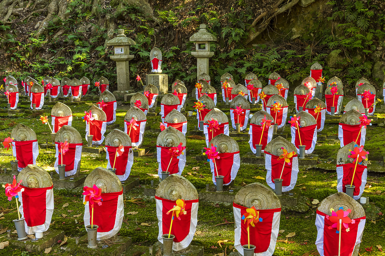 #190696-1 - Forest of a 1000 Buddhas, Kongorin-ji Temple, Shiga Prefecture, Japan